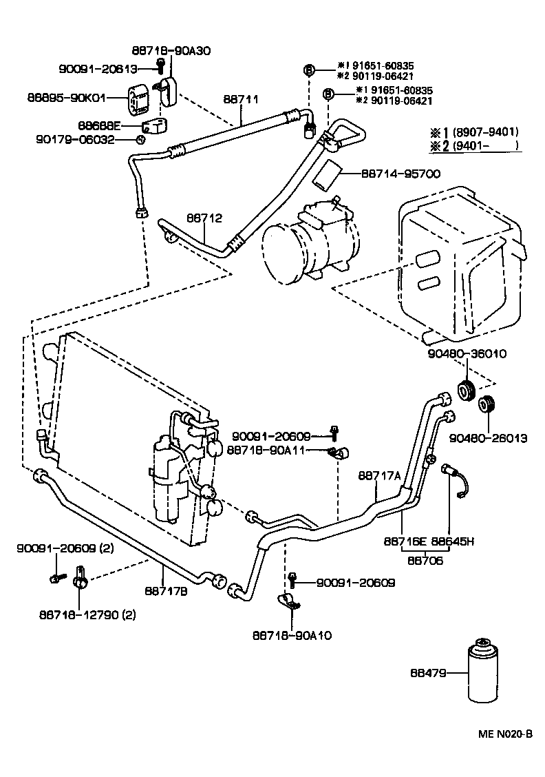 88550-38010 MOTOR ASSY, BLOWER (FOR CONDENSER) product image