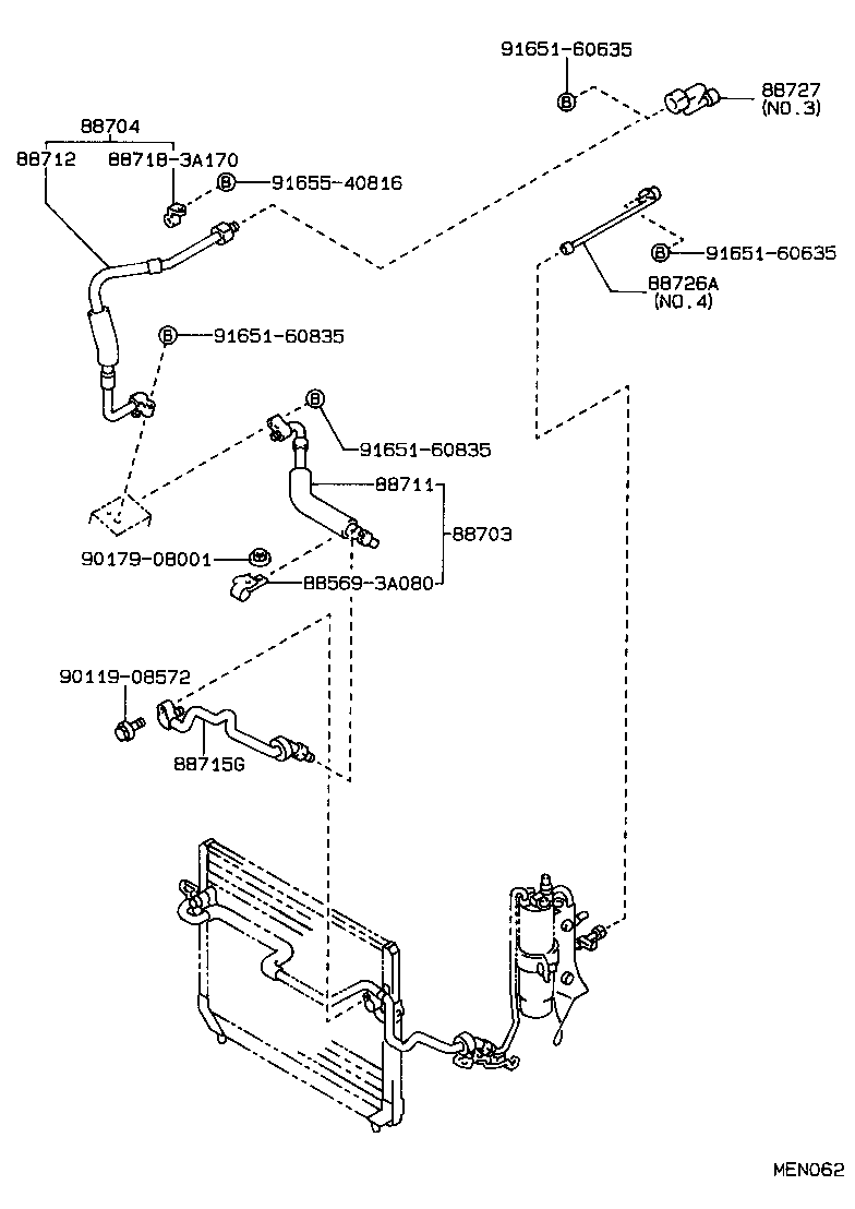 88460-30560 CONDENSER ASSY, COOLER product image
