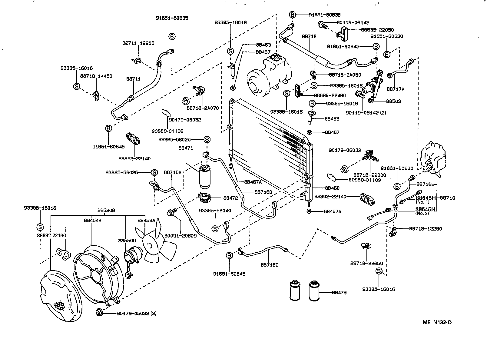 88460-22440 CONDENSER ASSY, W/RECEIVER product image