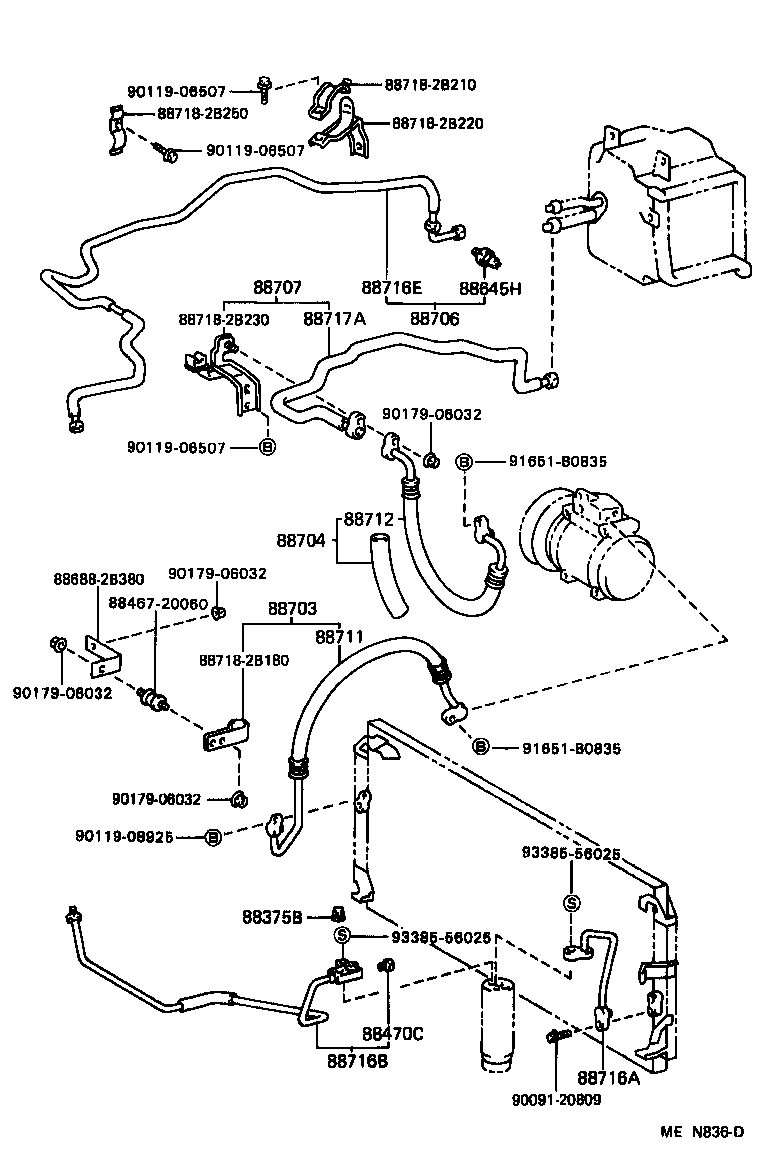 88453-20060 FAN, COOLING (FOR CONDENSER) product image