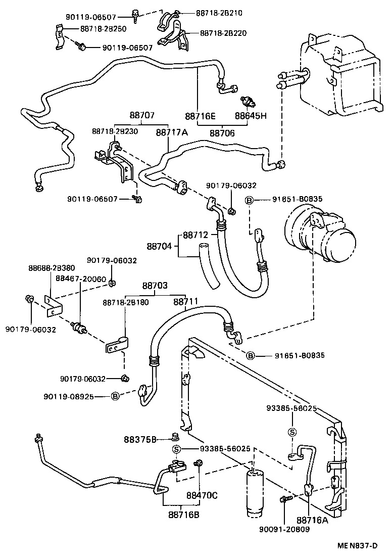 88453-20060 FAN, COOLING (FOR CONDENSER) product image