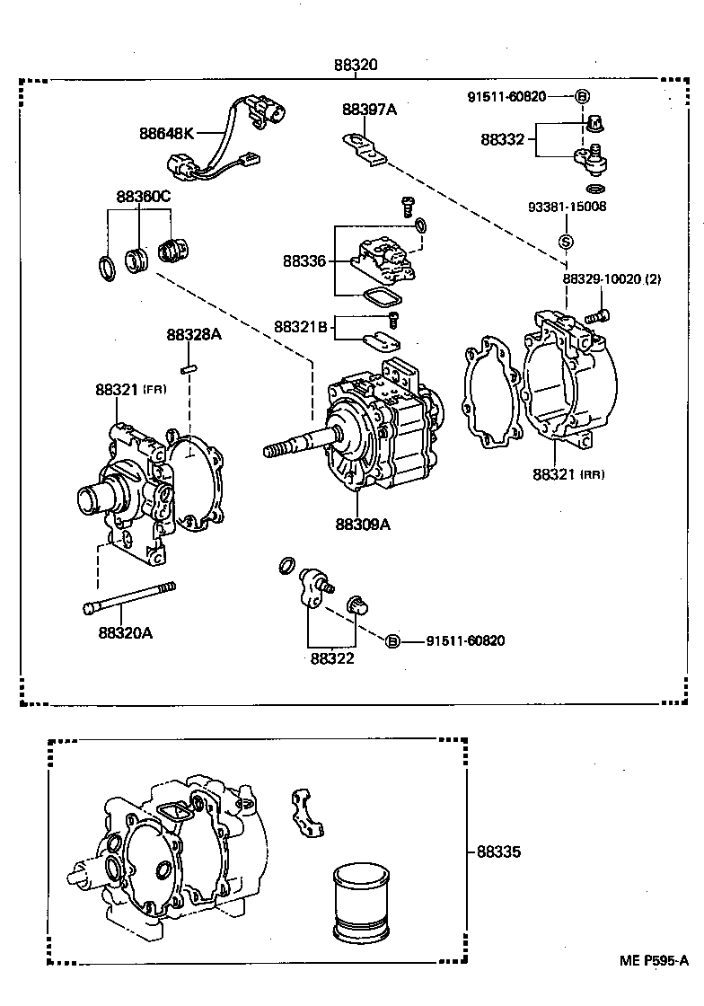 88320-10200 COMPRESSOR ASSY, COOLER product image