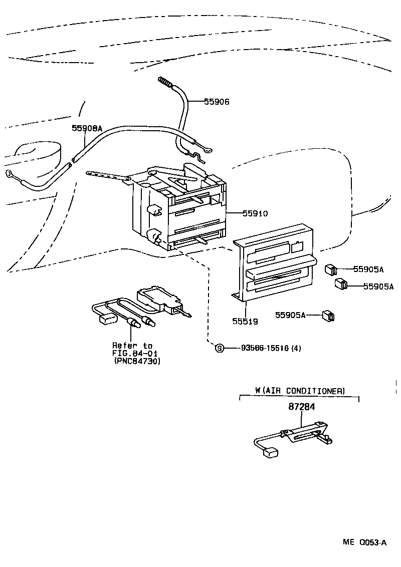 55910-60032 CONTROL ASSY, HEATER OR BOOST VENTILATOR product image