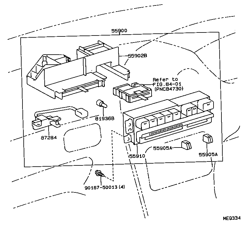 55843-18010 DUCT, HEATER TO REGISTER, NO.1 product image