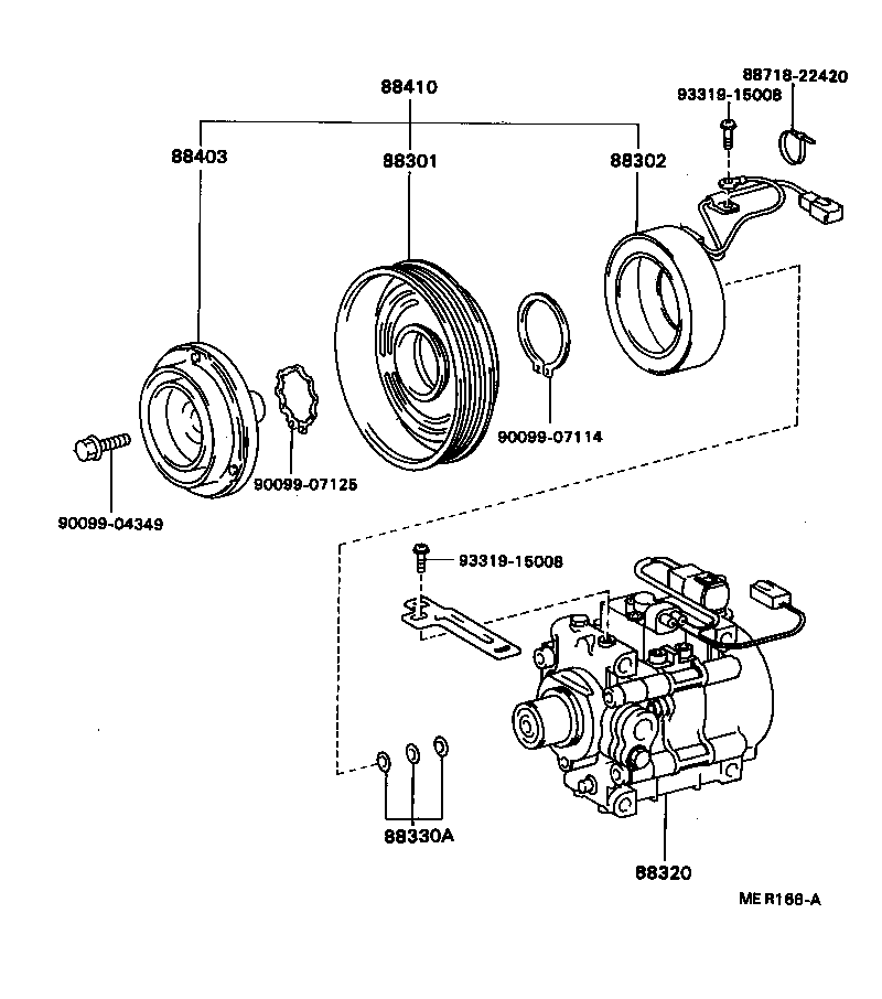 88320-16281 COMPRESSOR ASSY, COOLER product image