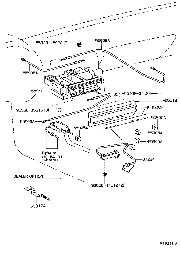 55843-16070 DUCT, HEATER TO REGISTER, NO.1 product image