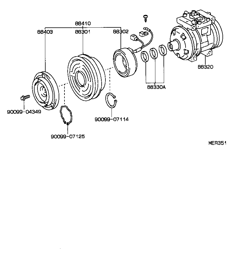 88320-35361 COMPRESSOR ASSY, COOLER product image