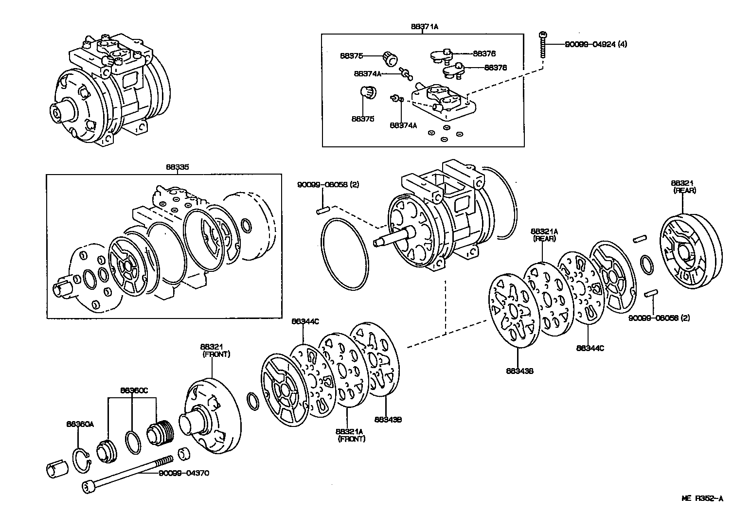 88320-35560 COMPRESSOR ASSY, COOLER product image