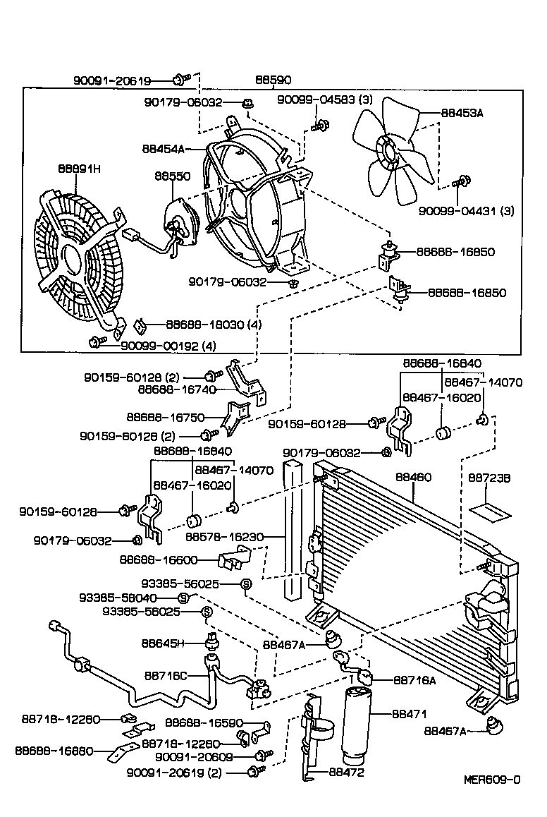 16711-55111 SHROUD, FAN product image