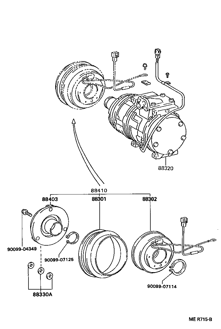 88320-06010 COMPRESSOR ASSY, COOLER product image