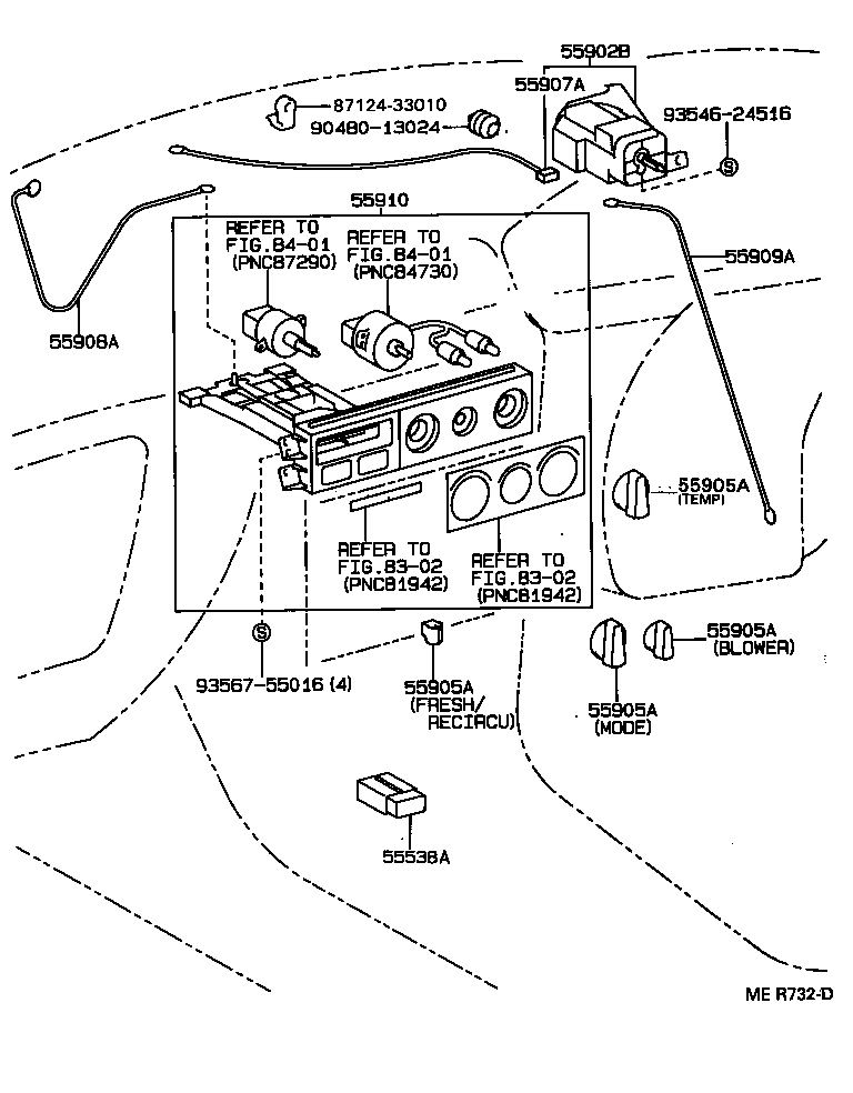 55087-06010 DUCT SUB-ASSY, HEATER TO REGISTER, NO.4 product image