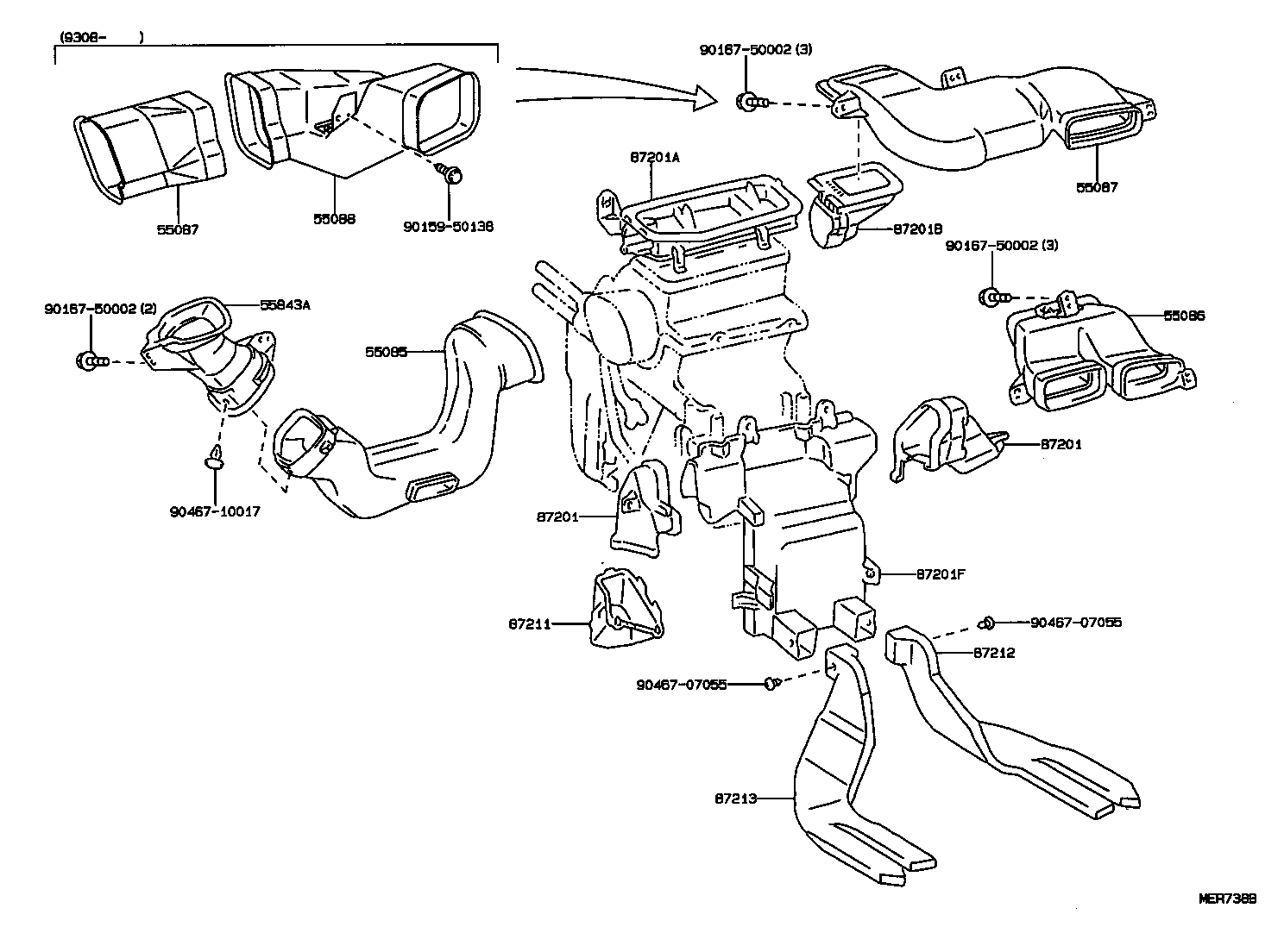 55902-06010 CONTROL SUB-ASSY, HEATER product image