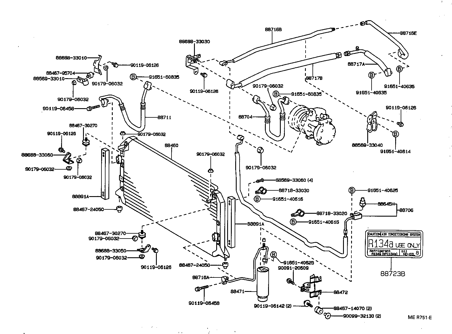 88460-33010 CONDENSER ASSY, COOLER product image