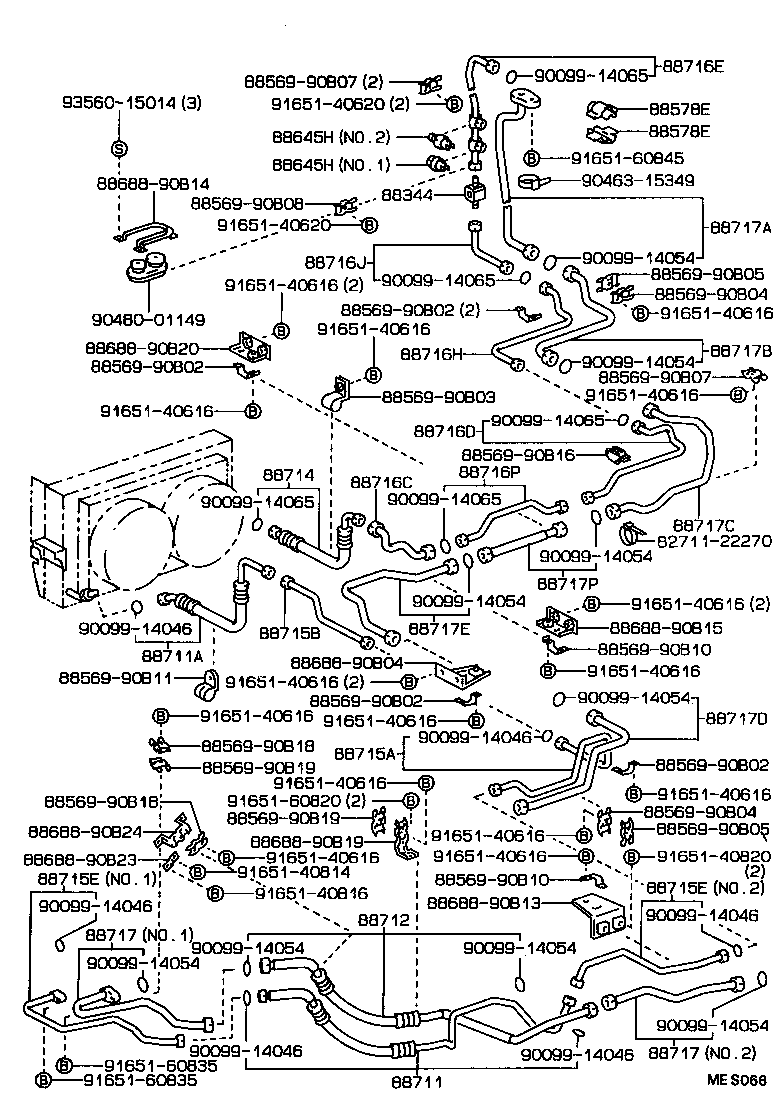88340-90B00 CONDENSER ASSY, COOLER product image