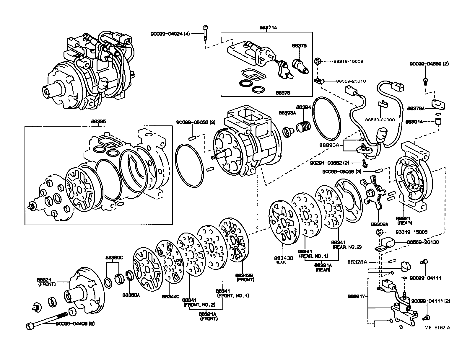 88320-2B190 COMPRESSOR ASSY, COOLER product image