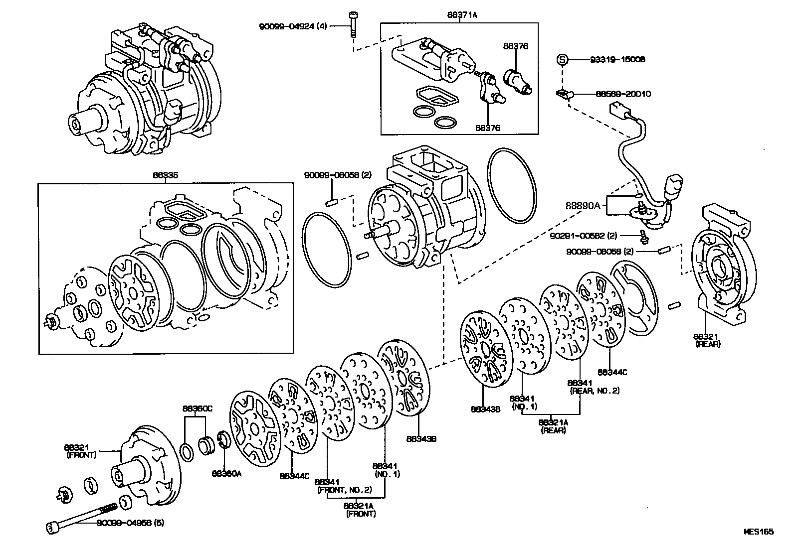 88320-20751 COMPRESSOR ASSY, COOLER product image