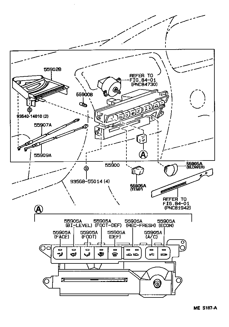 55843-12220 DUCT, HEATER TO REGISTER, NO.1 product image