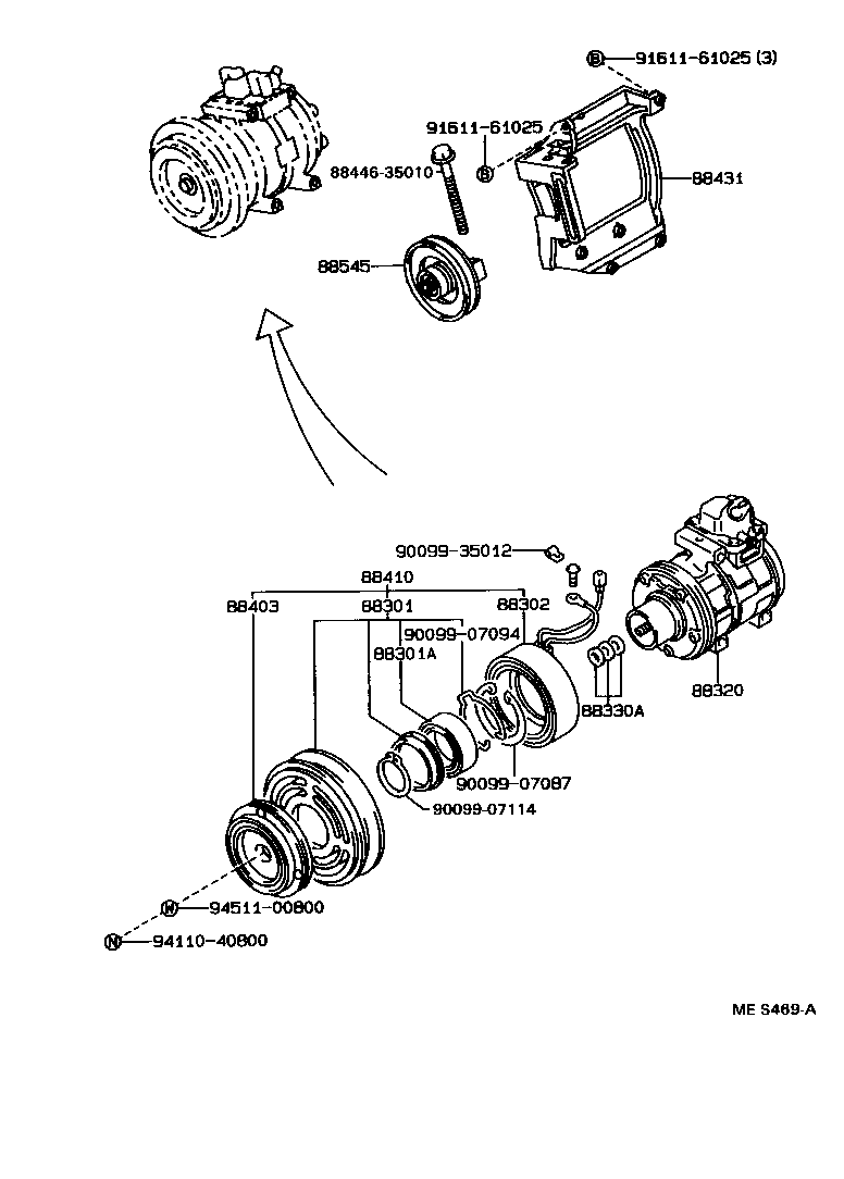 88320-30660 COMPRESSOR ASSY, COOLER product image