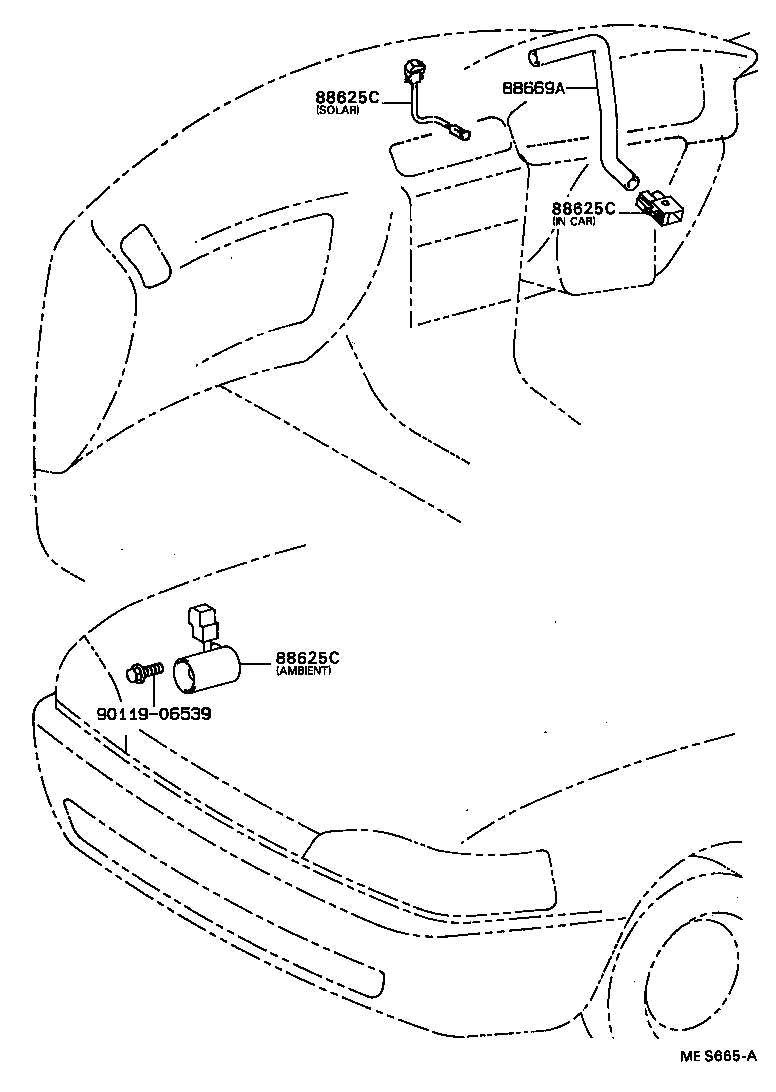 55843-33040 DUCT, HEATER TO REGISTER, NO.1 product image