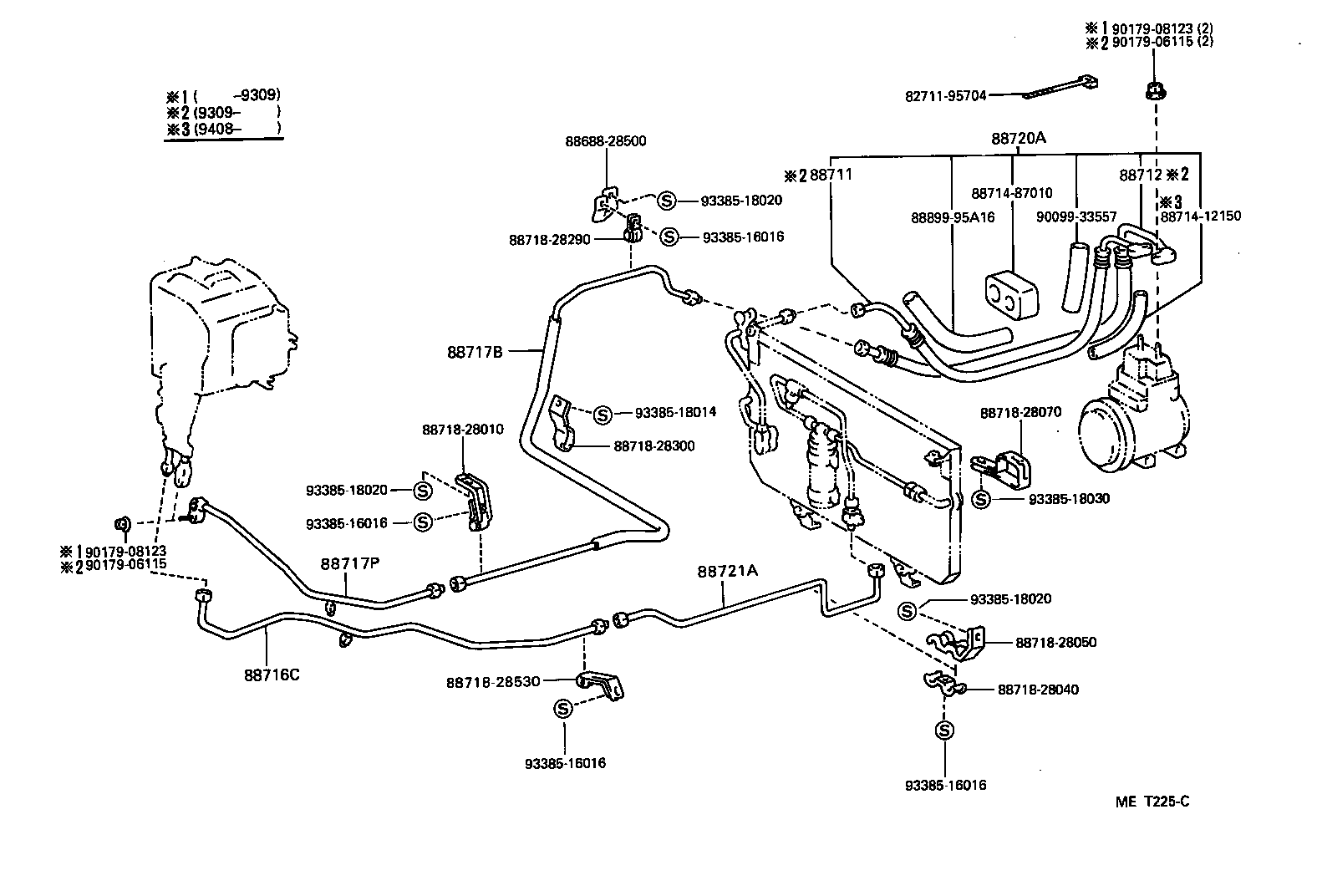 88450-28030 CONDENSER ASSY, W/RECEIVER product image