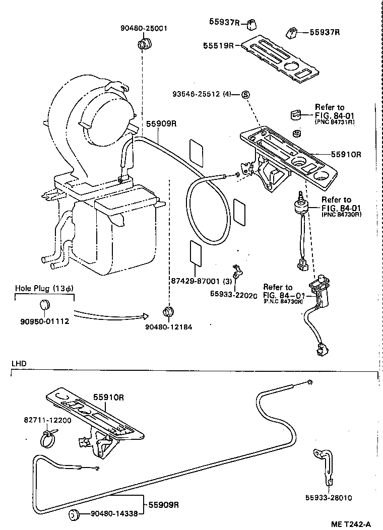 55088-28020 DUCT SUB-ASSY, HEATER TO REGISTER, NO.5 product image