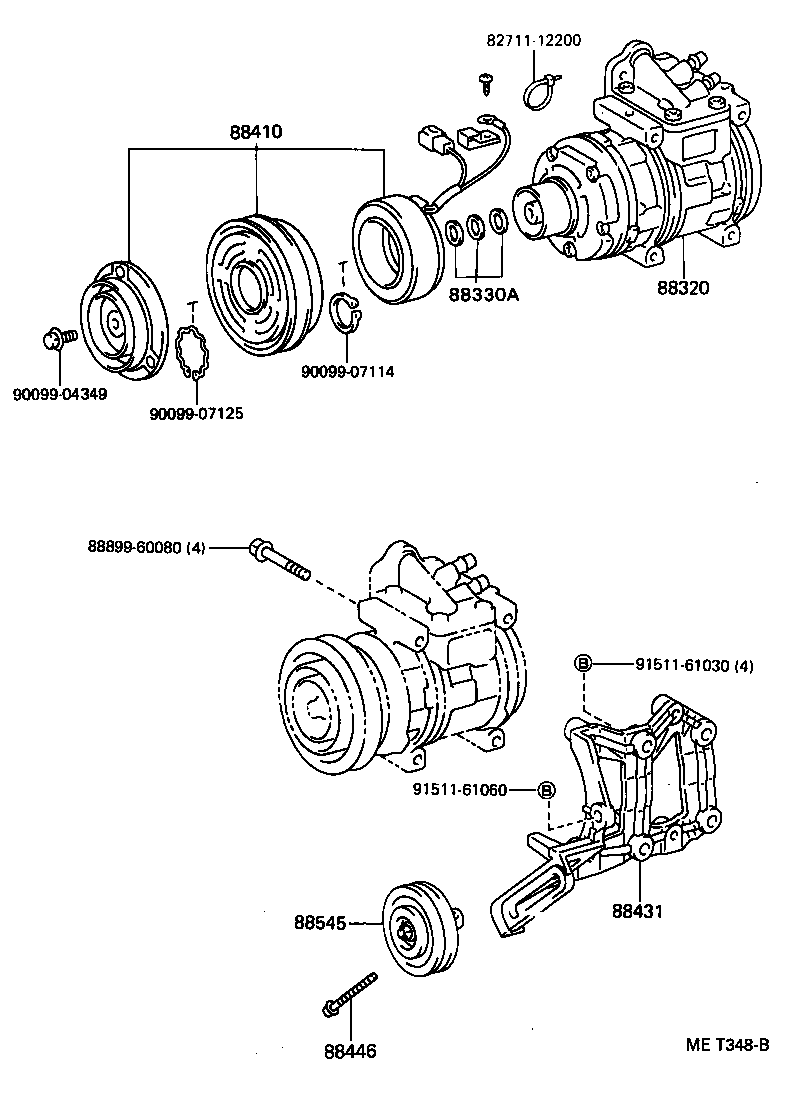 88320-60370 COMPRESSOR ASSY, COOLER product image