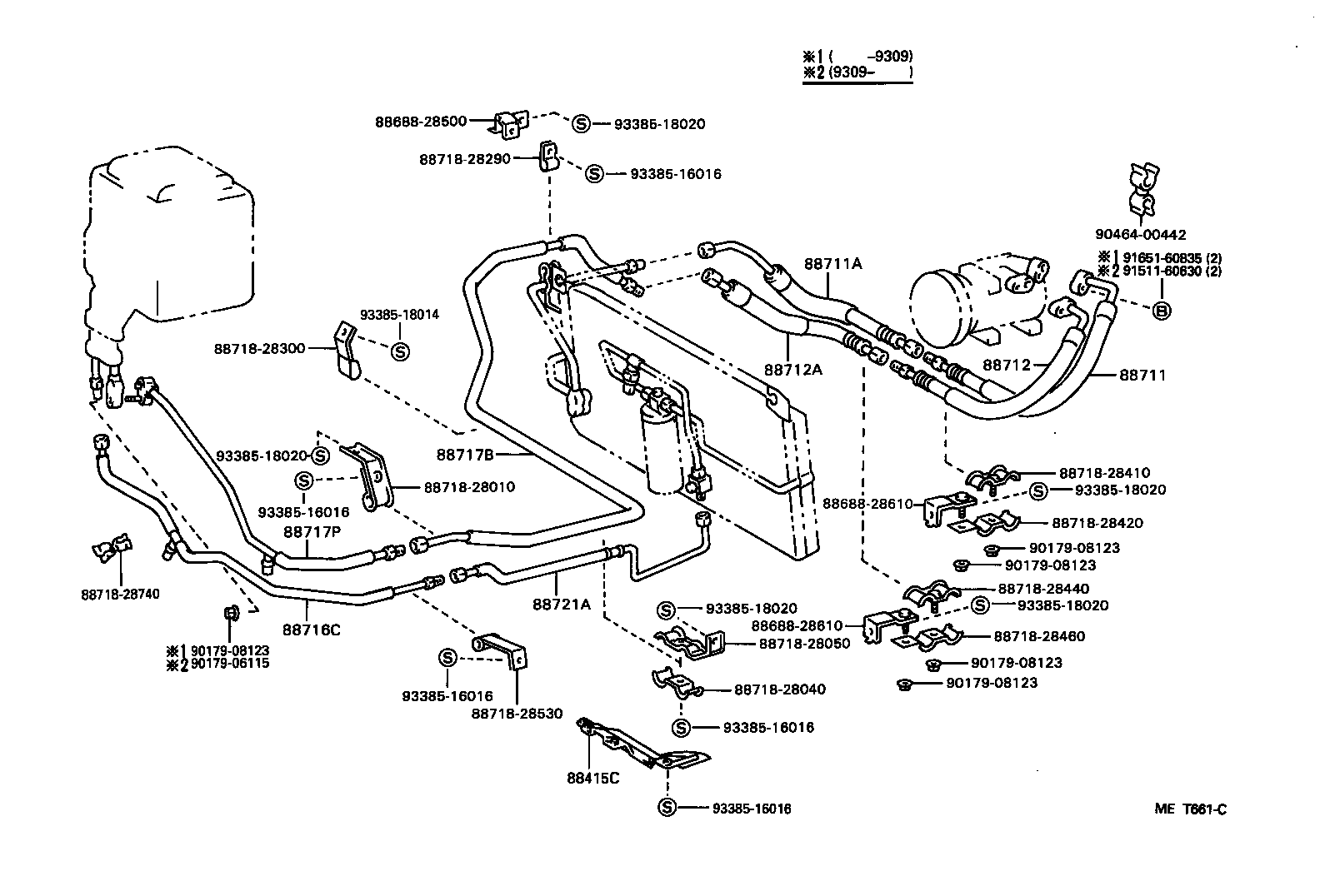 88450-28030 CONDENSER ASSY, W/RECEIVER product image