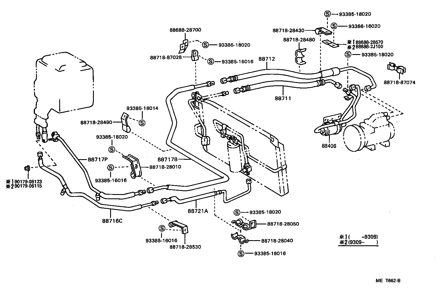 88450-28030 CONDENSER ASSY, W/RECEIVER product image
