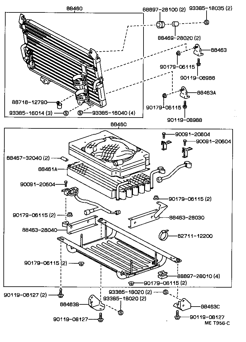 88550-28070 MOTOR ASSY, BLOWER (FOR CONDENSER) product image