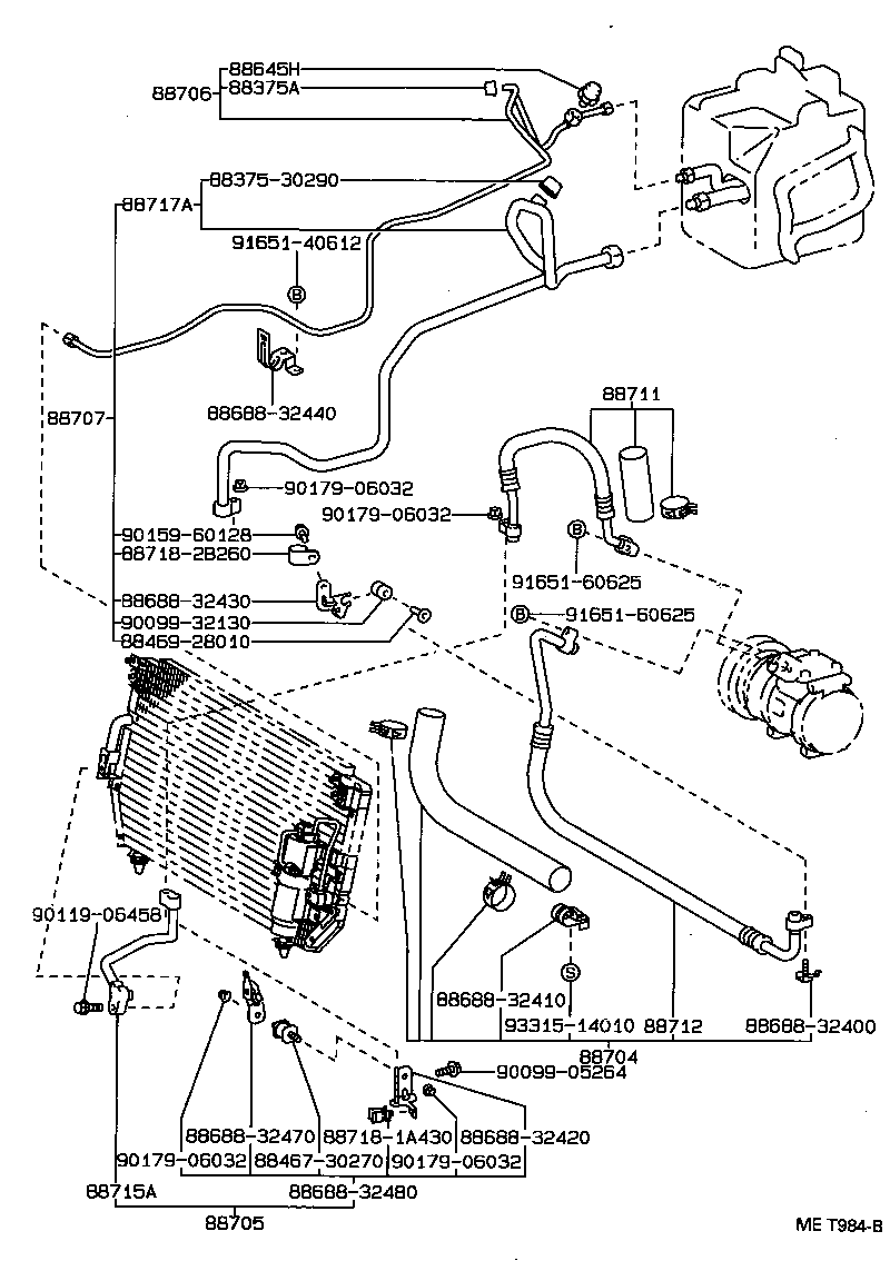 88550-32100 MOTOR ASSY, BLOWER (FOR CONDENSER) product image