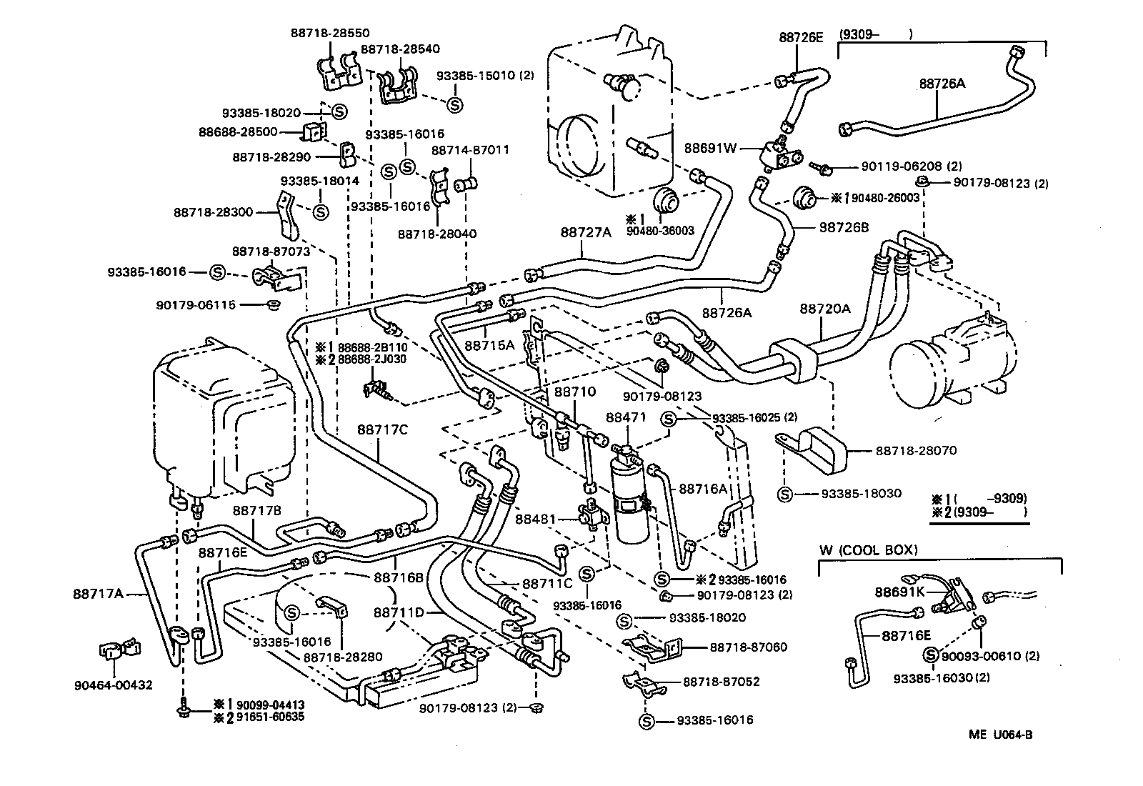 88450-28030 CONDENSER ASSY, W/RECEIVER product image