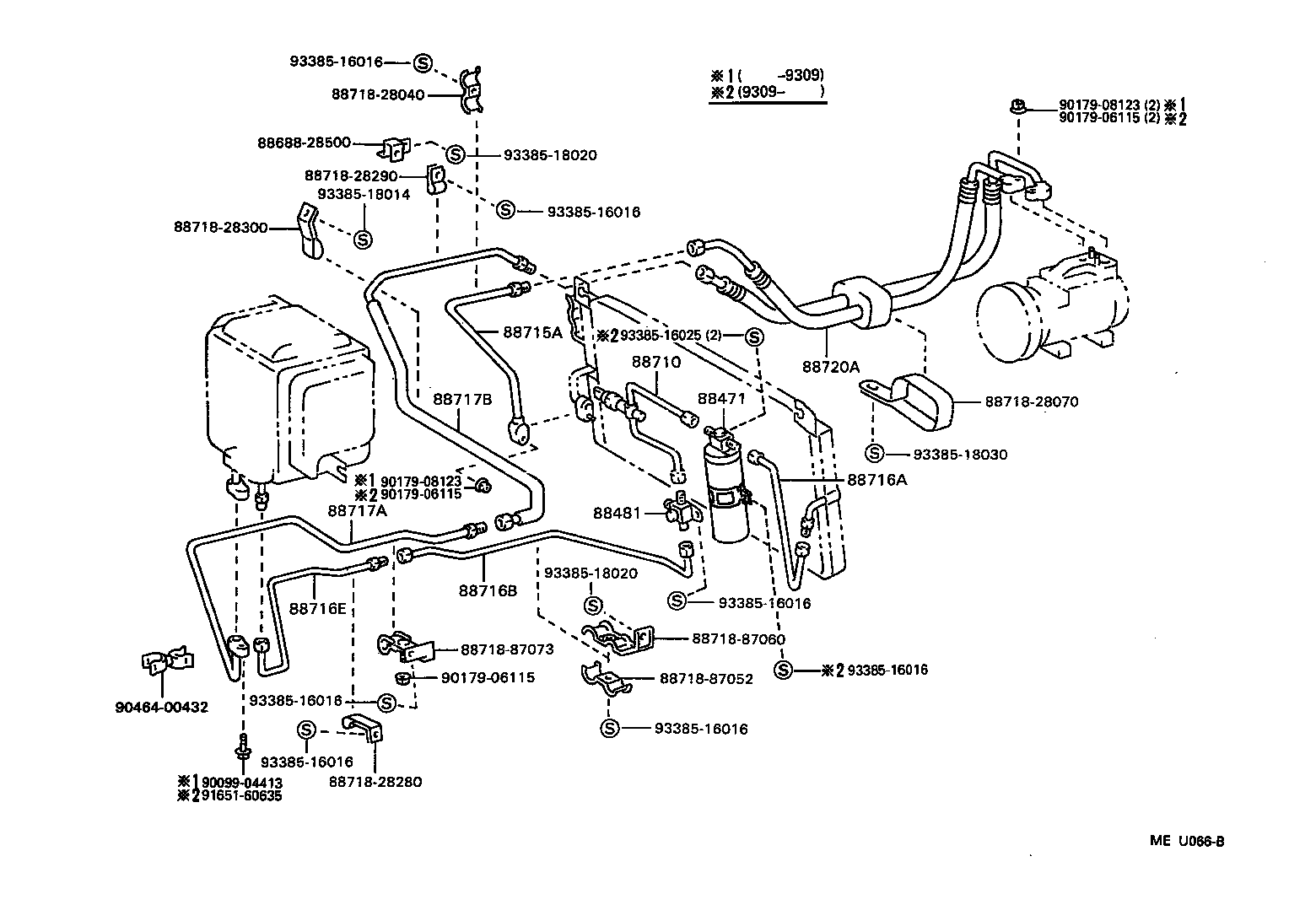 88450-28030 CONDENSER ASSY, W/RECEIVER product image