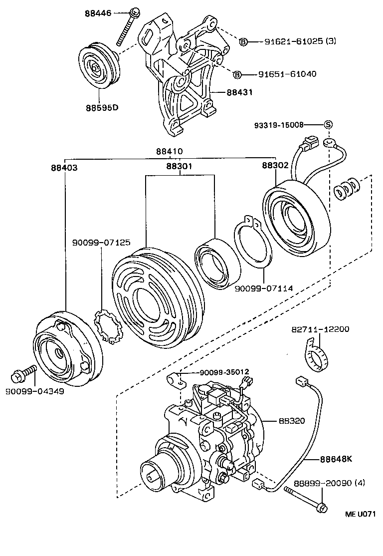 88320-12640 COMPRESSOR ASSY, COOLER product image