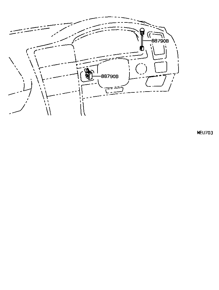 55843-22130 DUCT, HEATER TO REGISTER, NO.1 product image