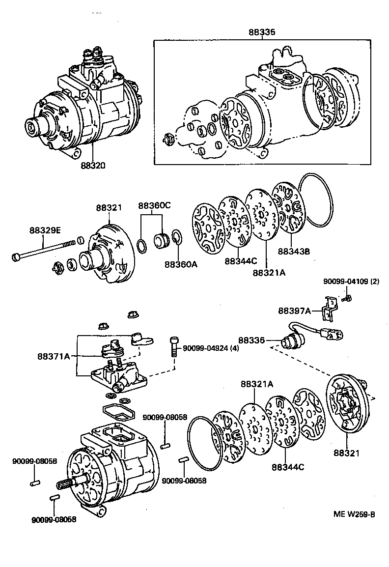 88320-30651 COMPRESSOR ASSY, COOLER product image