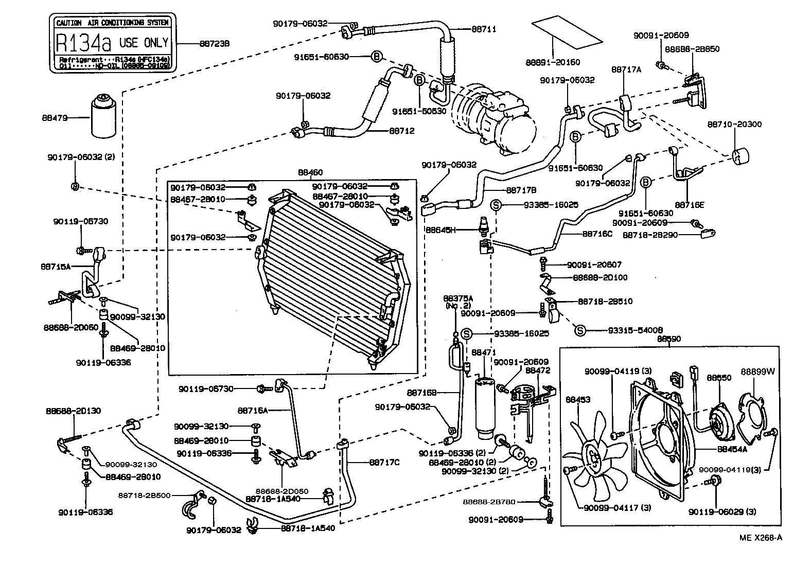 16363-64070 MOTOR ASSY, BLOWER (FOR CONDENSER) product image