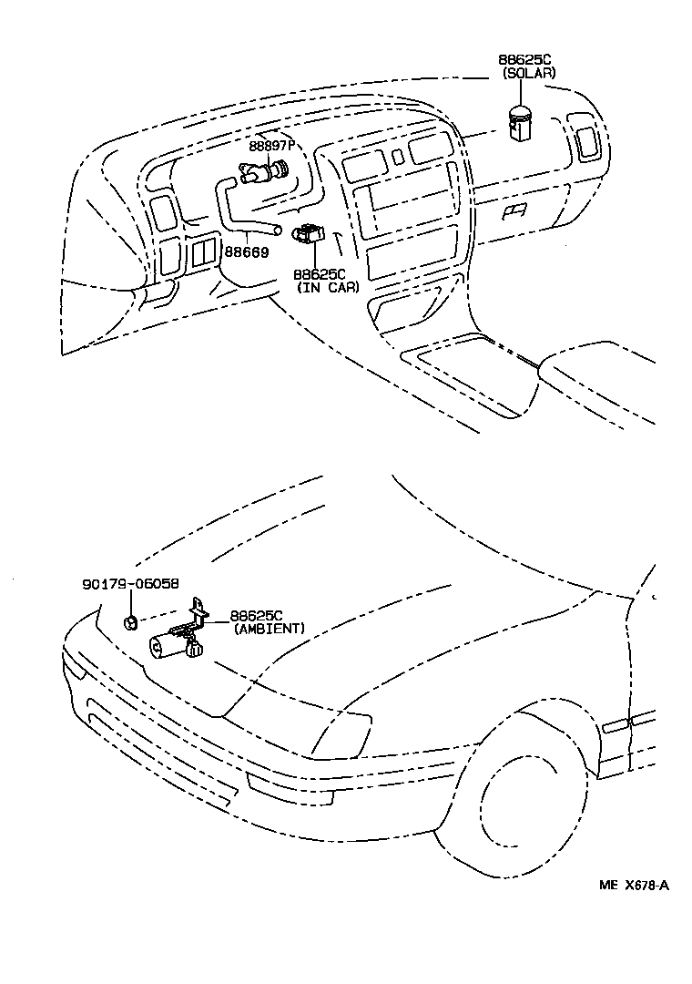 55843-AC010 DUCT, HEATER TO REGISTER, NO.1 product image