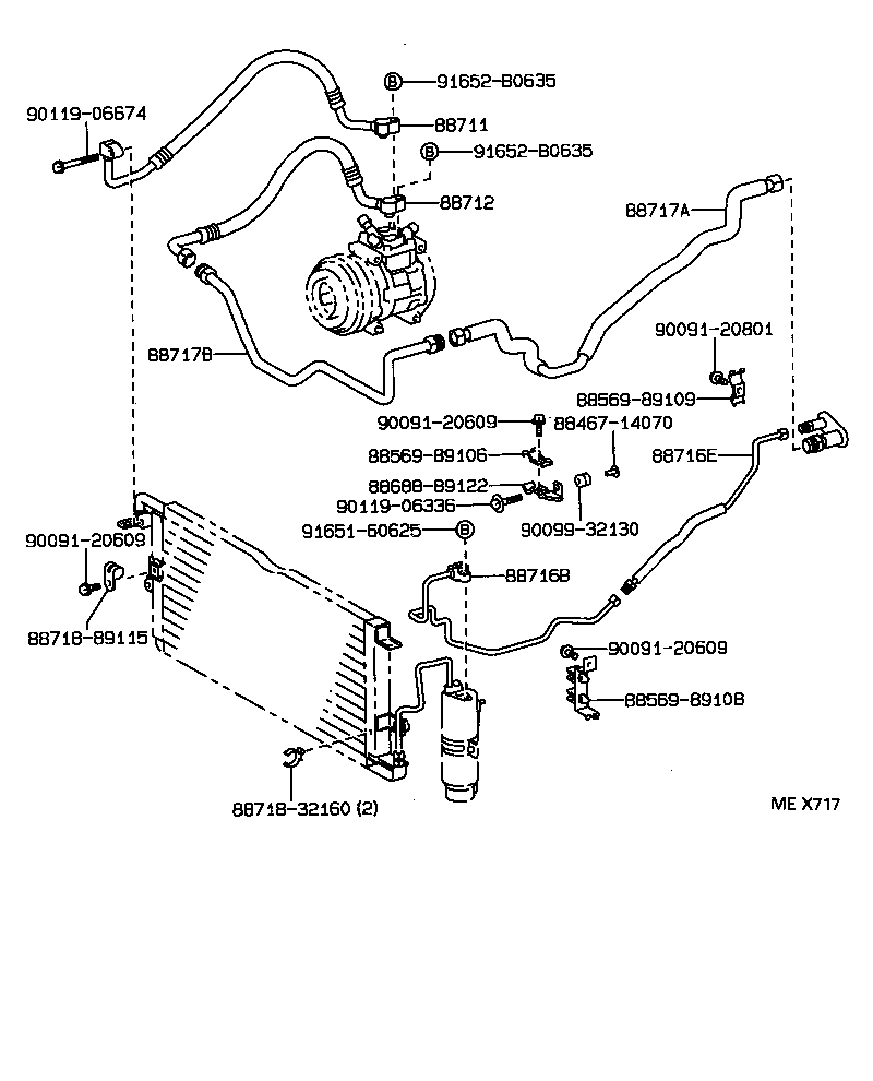 53381-89104 PACKING A (FOR COOLER) product image