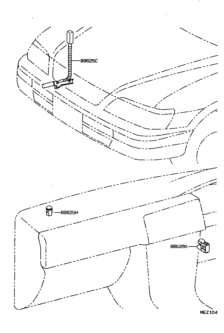 55843-12240 DUCT, HEATER TO REGISTER, NO.1 product image