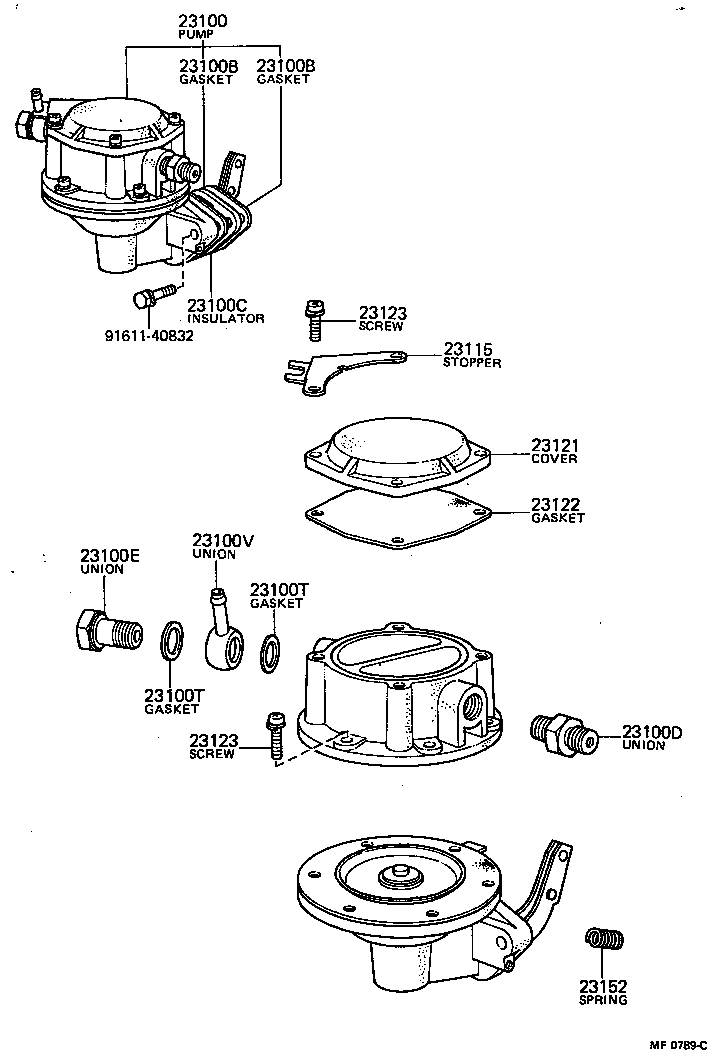 23116-31020 UNION, NIPPLE(FOR FUEL INLET) product image