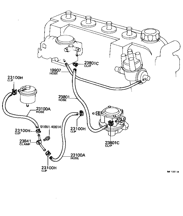 90401-13013 BOLT, CARBURETOR TO CARBURETOR HOSE UNION product image