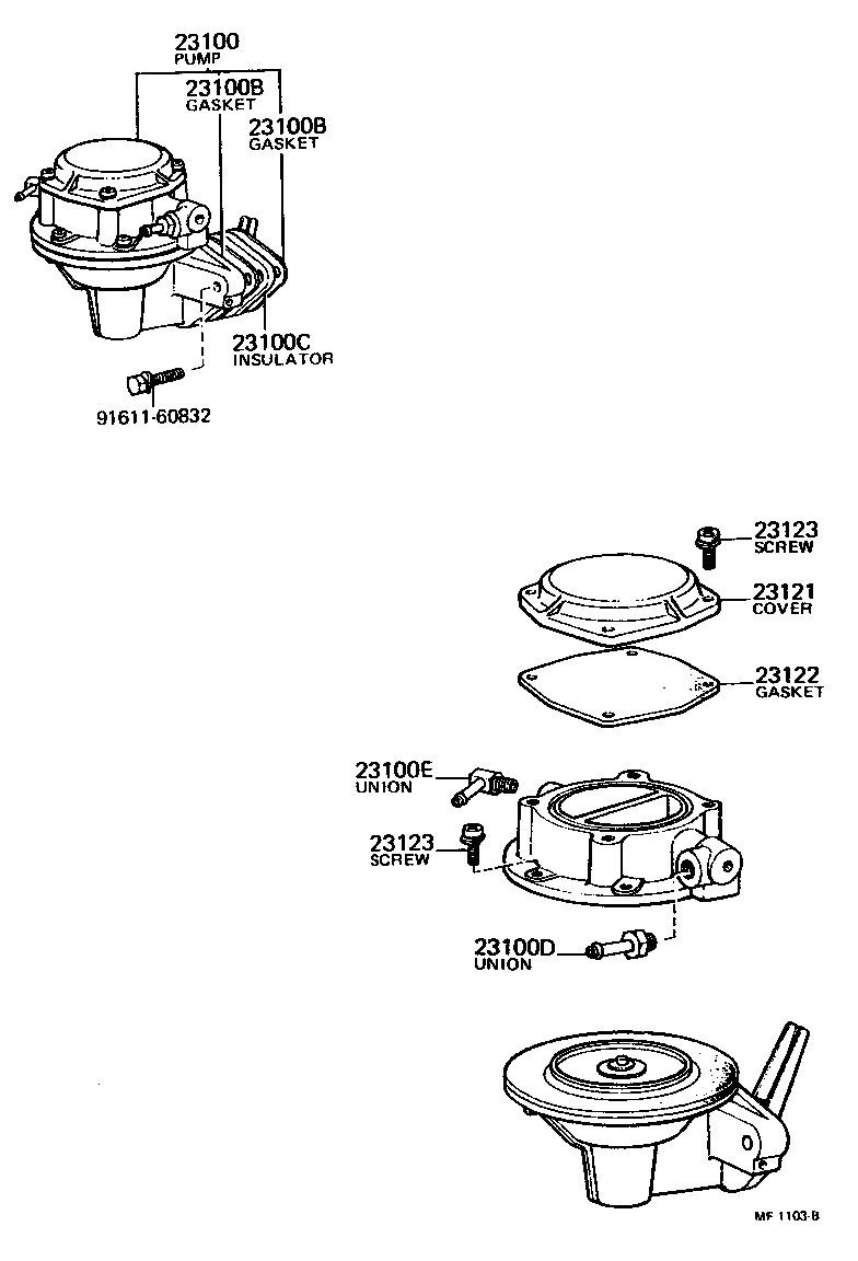 23116-24070 UNION, NIPPLE(FOR FUEL INLET) product image