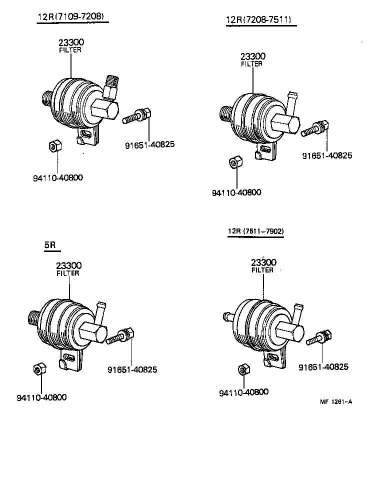 04234-48011 ELEMENT SUB-ASSY, FUEL FILTER product image