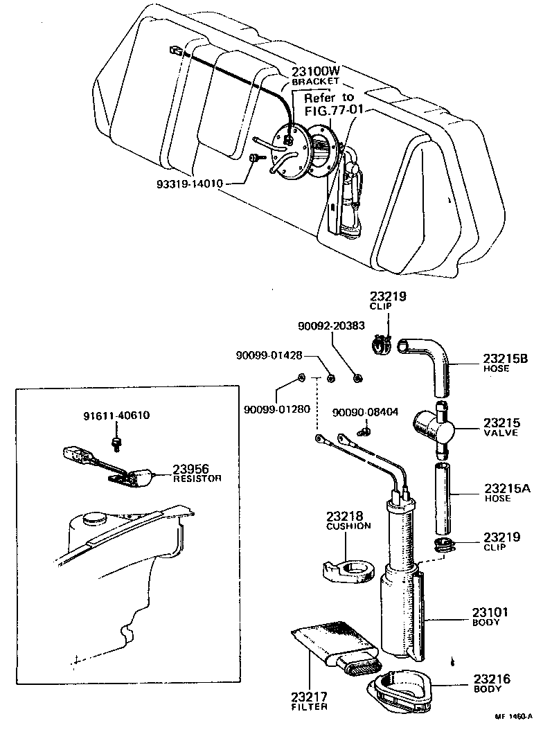 23116-24070 UNION, NIPPLE(FOR FUEL INLET) product image