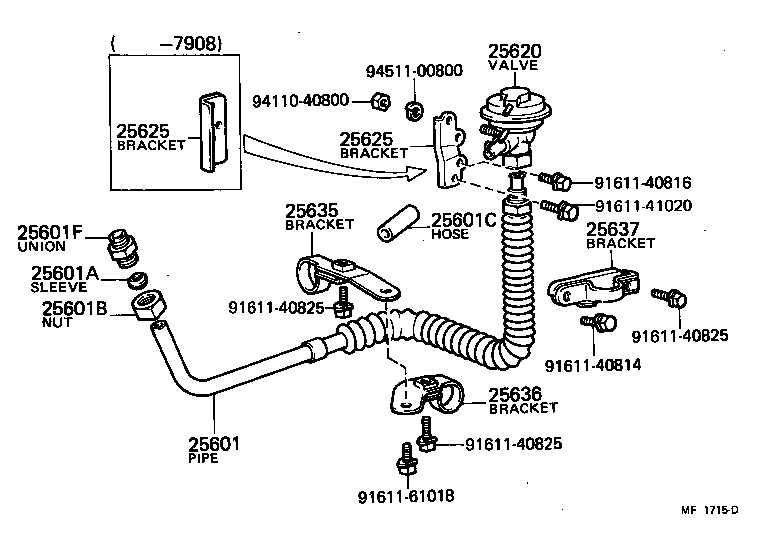 90404-52004 UNION(FOR EGR PIPE, NO.1) product image