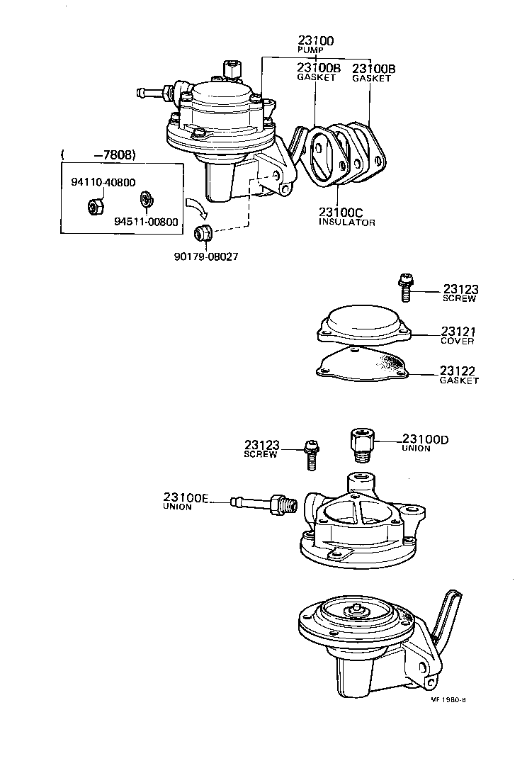23116-34030 UNION, NIPPLE(FOR FUEL OUTLET) product image