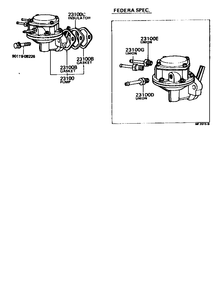 23116-24070 UNION, NIPPLE(FOR FUEL INLET) product image