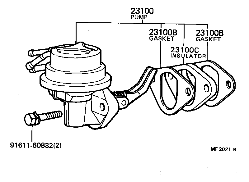 23116-27020 UNION, NIPPLE(FOR FUEL INLET) product image