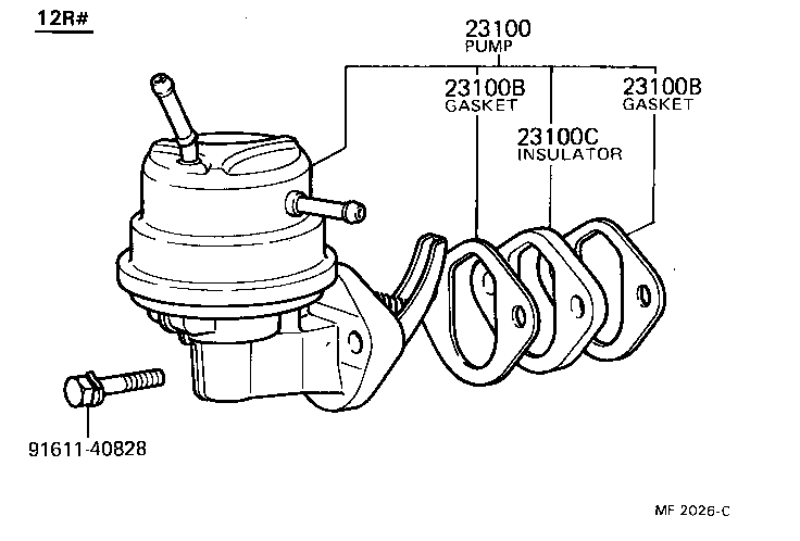 23116-27020 UNION, NIPPLE(FOR FUEL INLET) product image
