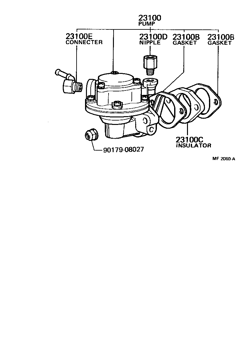 23116-24070 UNION, NIPPLE(FOR FUEL INLET) product image